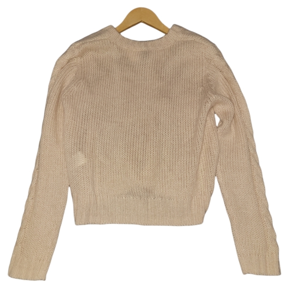 Pastal Pink Crop Sweater From H&M - Picture 3 of 4